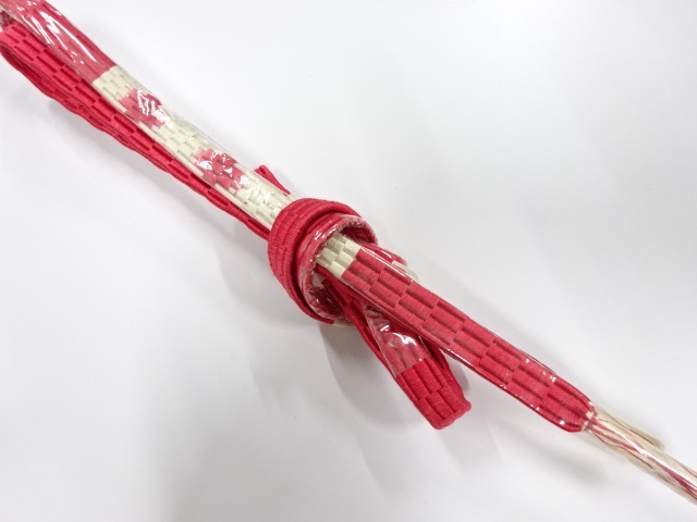 未使用品　正絹　手組帯締め